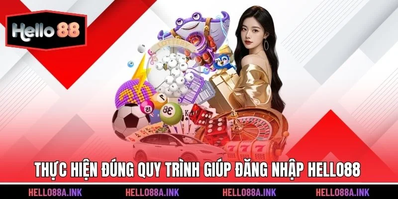 Thực hiện đúng quy trình giúp đăng nhập Hello88 nhanh